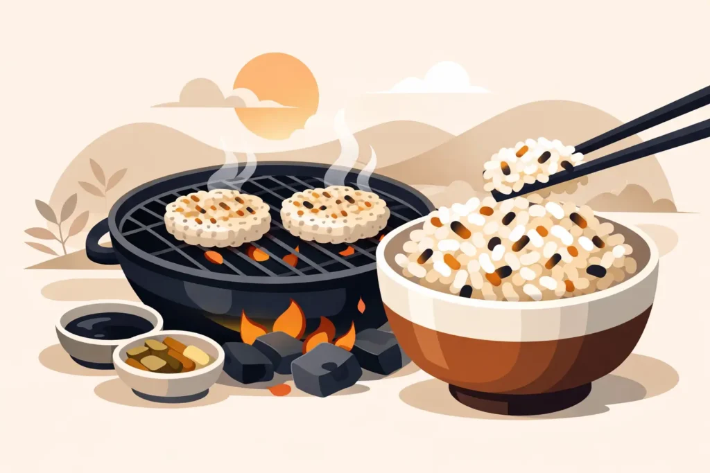 What Is Charcoal Grilled Rice? A Closer Look