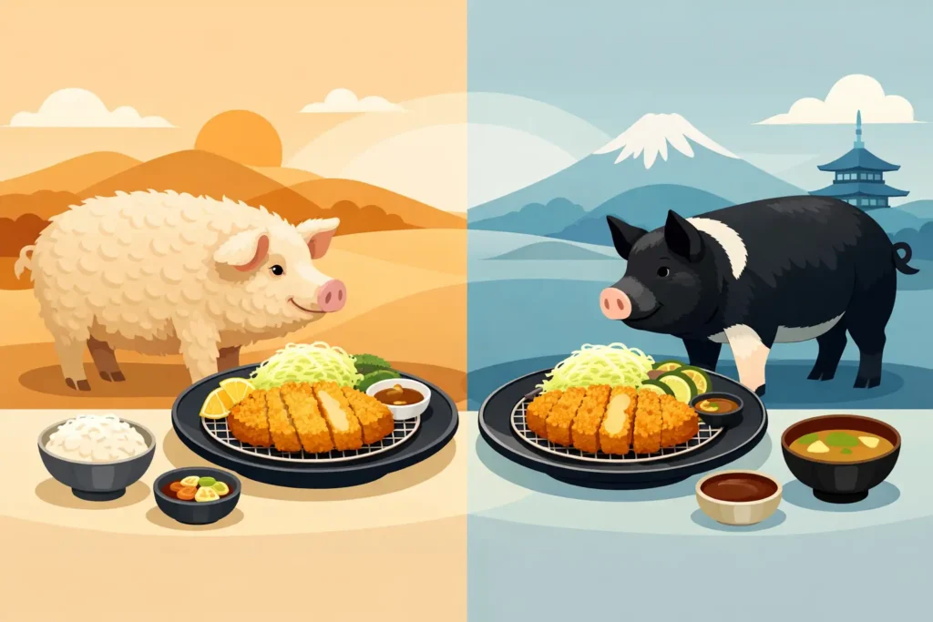 Mangalica vs Kurobuta Pork for Fine Tonkatsu