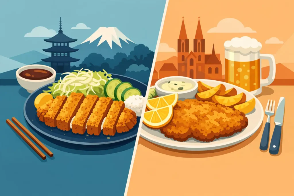 Tonkatsu Versus Pork Schnitzel, Explained