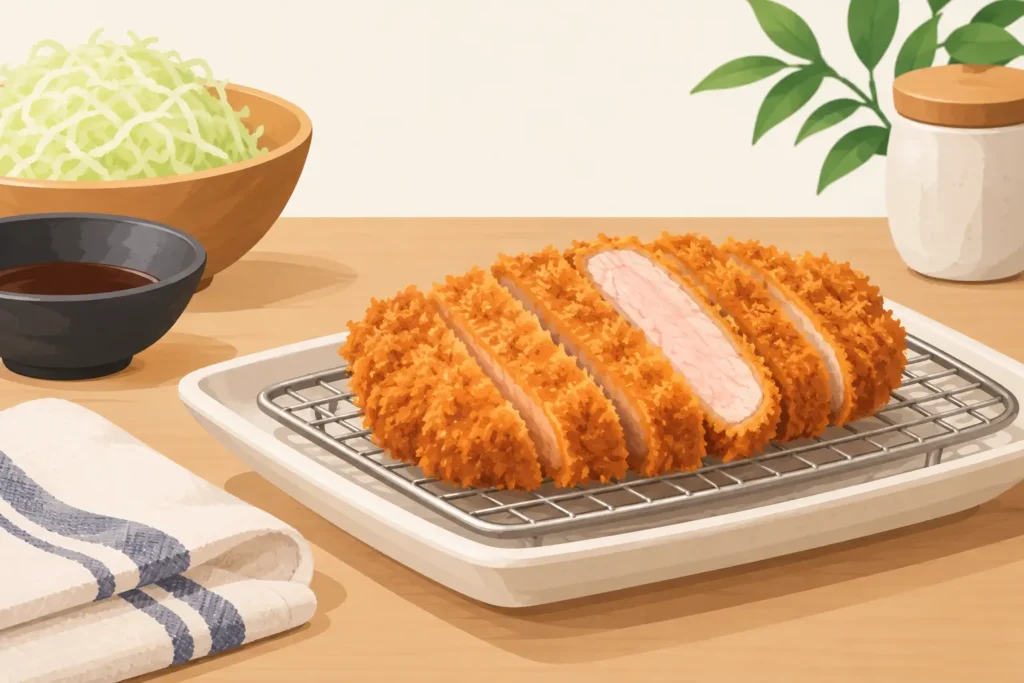 Pork Resting Time for a Juicier Tonkatsu