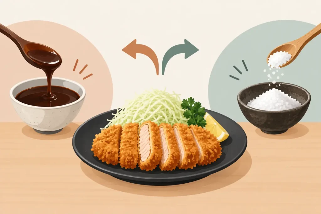 Tonkatsu Sauce Versus Salt: Which First?